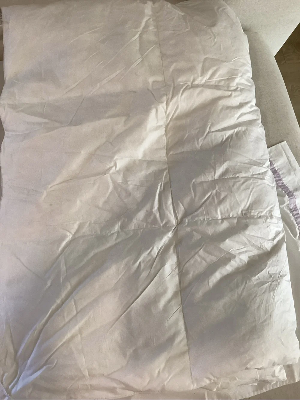 Farm To Home Organic Blended Cotton Down / Feather Comforter - Twin, NEW nwt